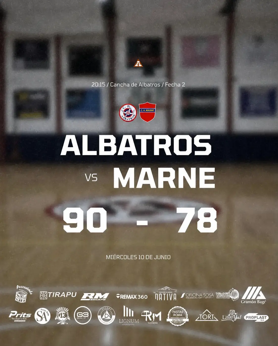 Volando alto: LDA Fecha 2 - Albatros 90 - Marne 78