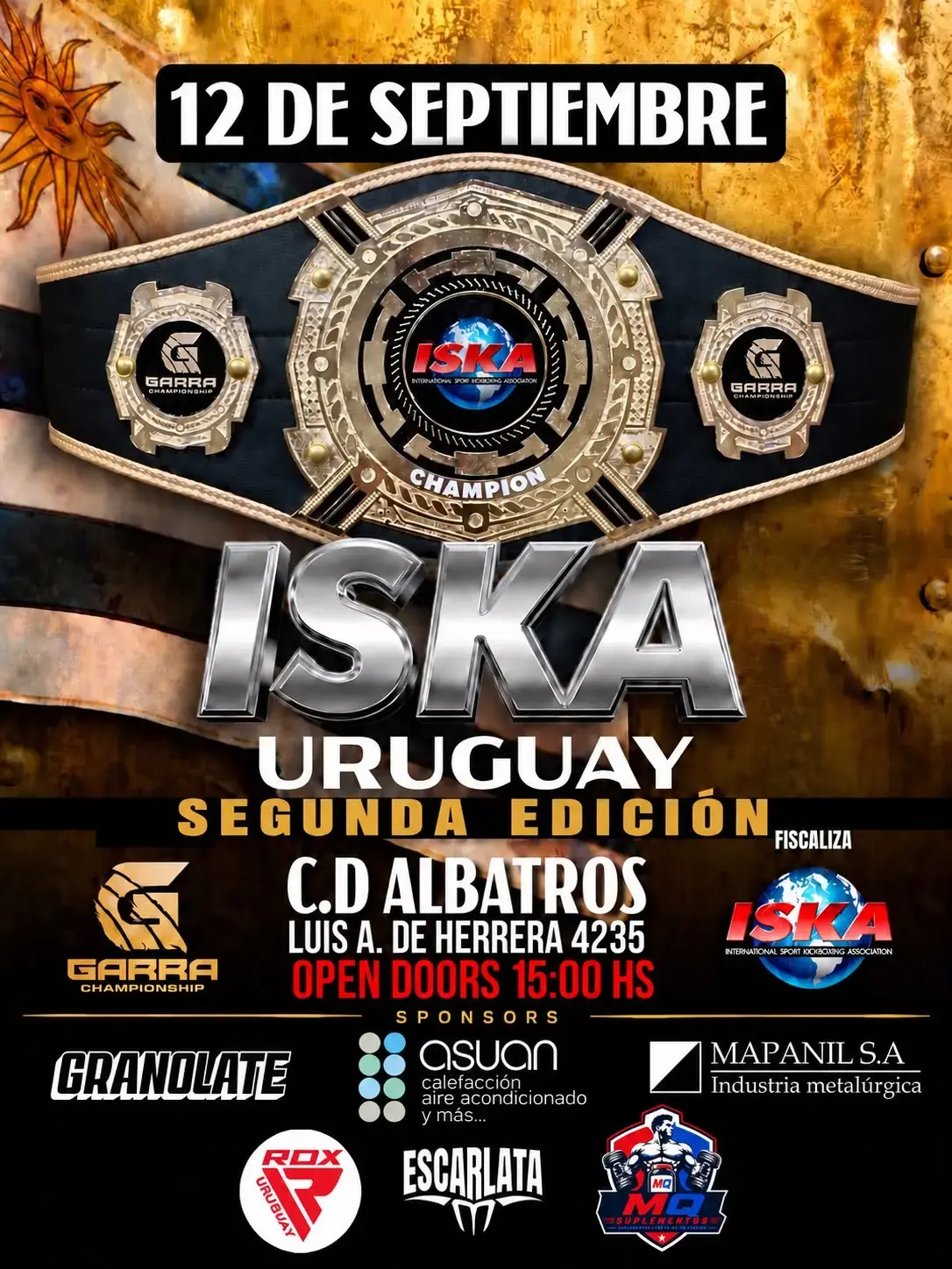 🥊 Una tarde a puro combate: ISKA Uruguay en Albatros