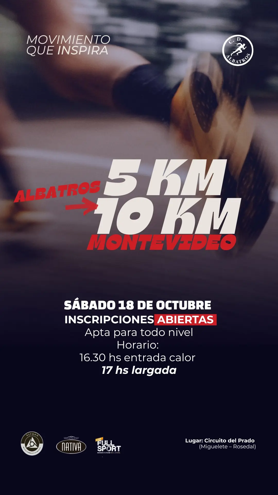Se viene la Maratón 5K y 10K de Albatros