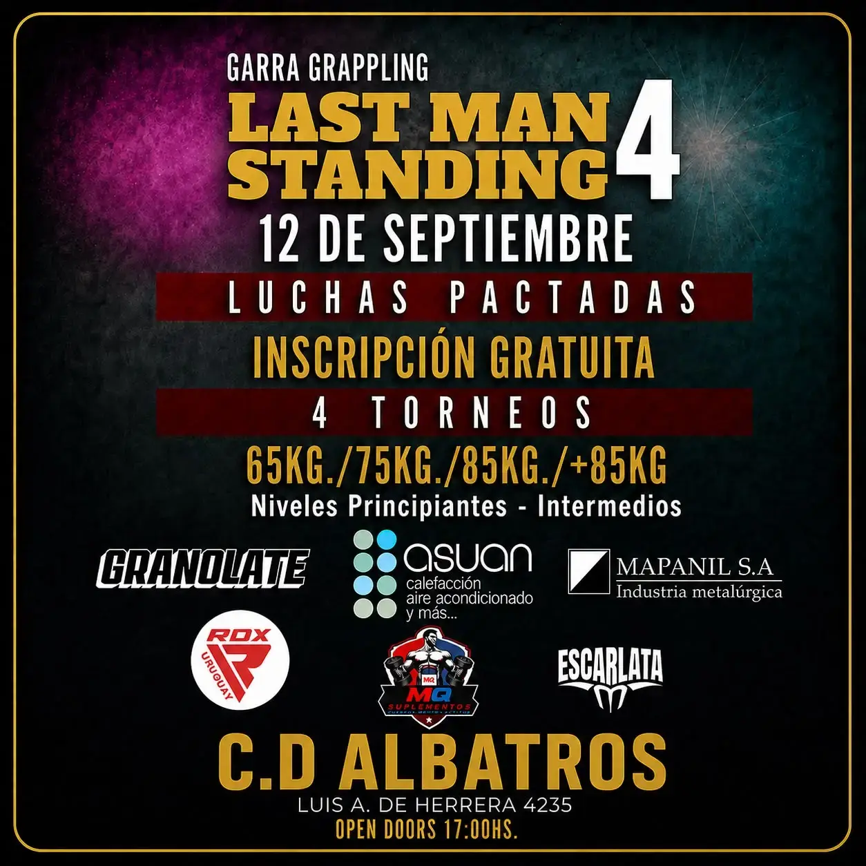 Last Man Standing 4 llega al Club Deportivo Albatros