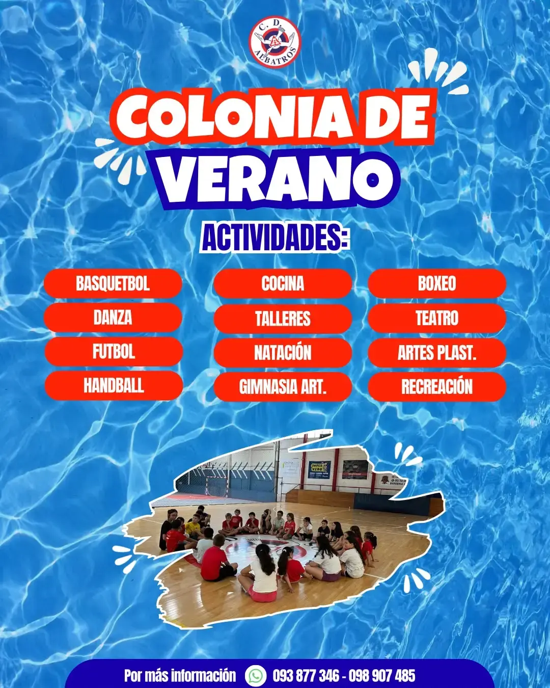 Colonia de vacaciones de verano 2027 - inscripciones abiertas