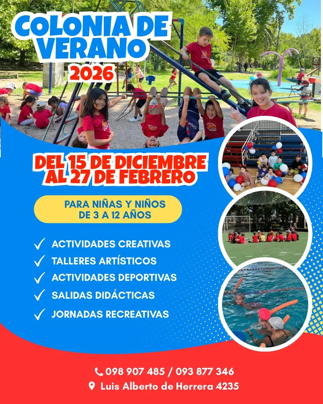 Colonia de vacaciones 2026 - inscripciones abiertas